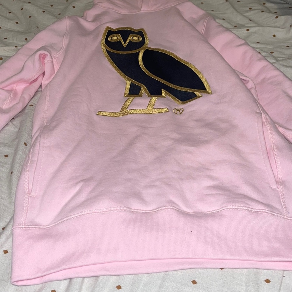 OVO octobers very own hoodie pink